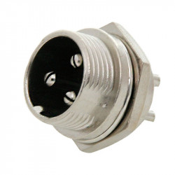 Φις Μικροφώνου CB 3PIN Αρσεν.Σασί