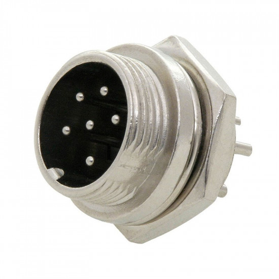 Φις Μικροφώνου CB 6PIN Αρσεν.Σασί