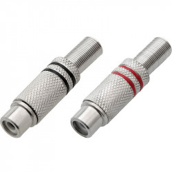 Φις RCA Προέκτασης Θηλυκό Μεταλλικό