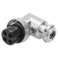 Φις Μικροφώνου CB 4PIN Γ Θηλ.Καλωδίου