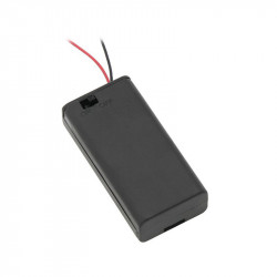 Μπαταριοθήκη LR6 AAx2 + Κουτί + Διακόπτης