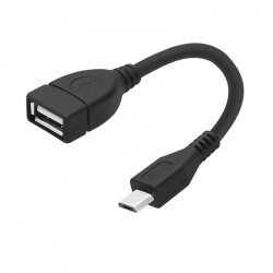 Καλώδιο USB OTG - MicroUSB 15cm