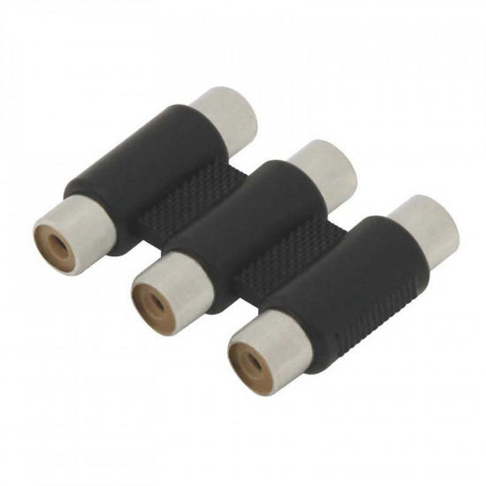 Αντάπτορας 3xRCA - 3xRCA F/F