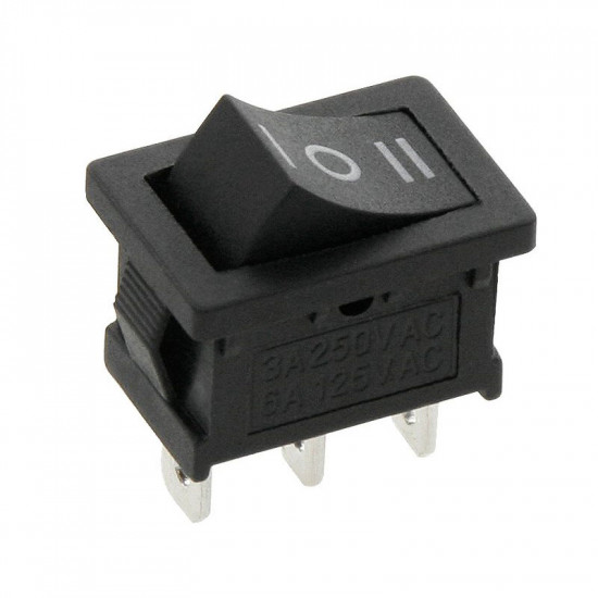 Διακόπτης ON-OFF-ON 3A 250V 3 Επαφών