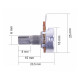 Ποτενσιόμετρο 10ΚΩ linear 15mm