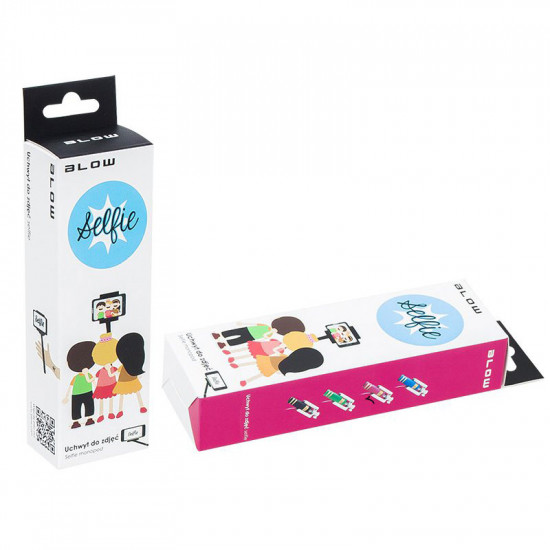 Selfie Stick 3.5mm Jack Ροζ