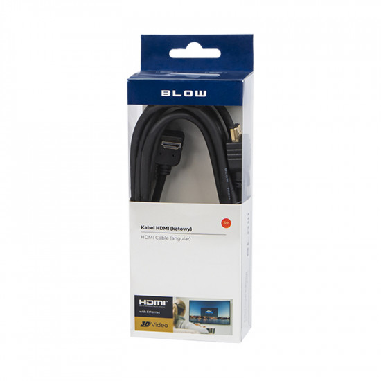 Καλώδιο HDMI - HDMI Γωνία 3m BLOW