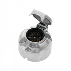 Υποδοχή για Ρυμουλκούμενα 7PIN Αλουμινίου με Καπάκι