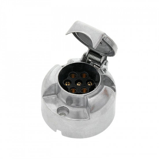 Υποδοχή για Ρυμουλκούμενα 7PIN Αλουμινίου με Καπάκι