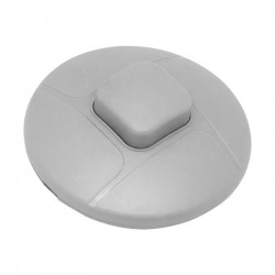 Διακόπτης Καλωδίου 2 Ασημί 2A 250V