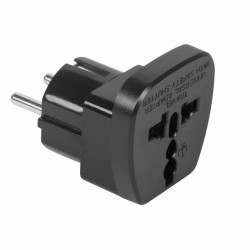 Αντάπτορας EU σε Universal Μαύρος