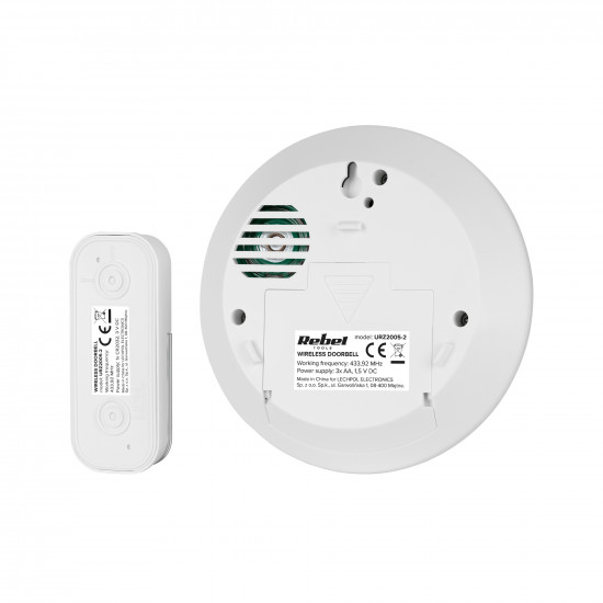 Ασύρματο Κουδούνι Στρογγυλό REBEL