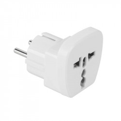 Αντάπτορας EU σε Universal Λευκός