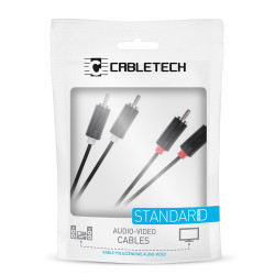 Καλώδιο 2xRCA - 2xRCA 3m Cabletech