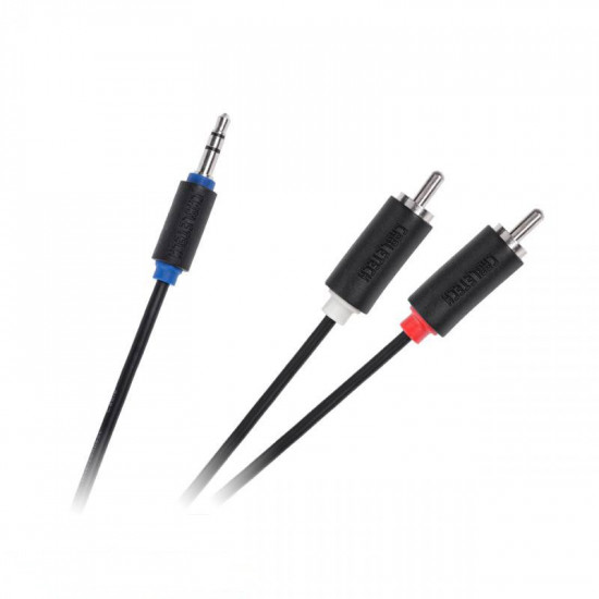 Καλώδιο Stereo 3.5mm - 2xRCA 1m Cabletech