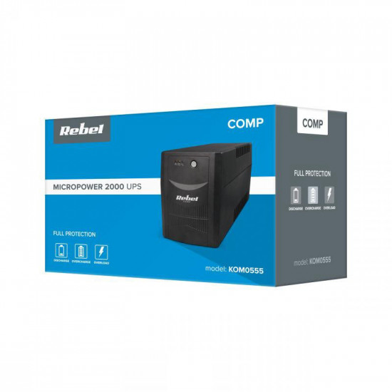 UPS REBEL Micropower 2000 Οffline 2000VA 1200W 230V 50Hz