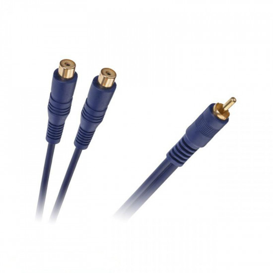 Καλώδιο 1xRCA - 2xRCA M/F 20cm