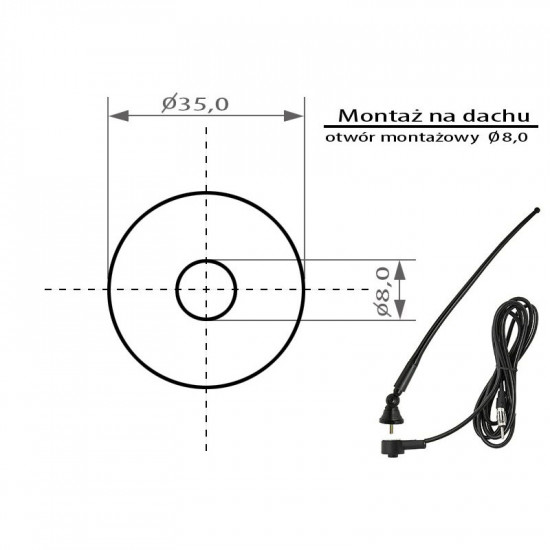 Κεραία Αυτοκινήτου BLOW FMD350/FMD410