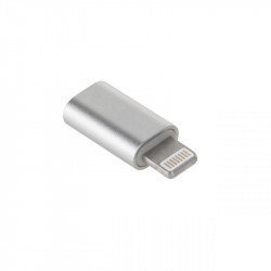 Αντάπτορας MicroUSB σε Lightning Port (iPhone) Λευκός