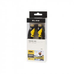 Καλώδιο HDMI - HDMI 4K 3m Κίτρινο BLOW