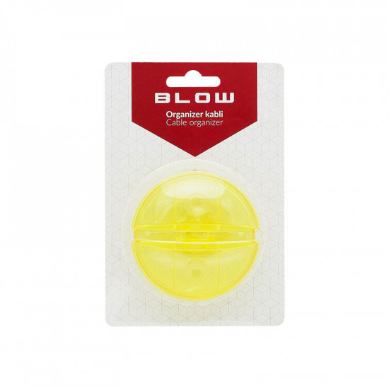 Οργανωτής Καλωδίων Περιστρεφόμενος Κίτρινο