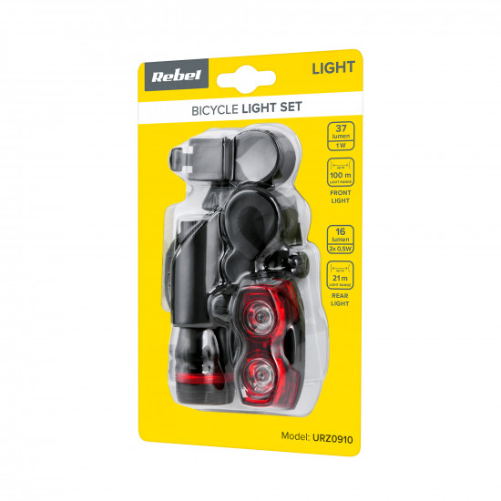 Σετ Φωτισμού Ποδηλάτου LED 1W / 2x0.5W