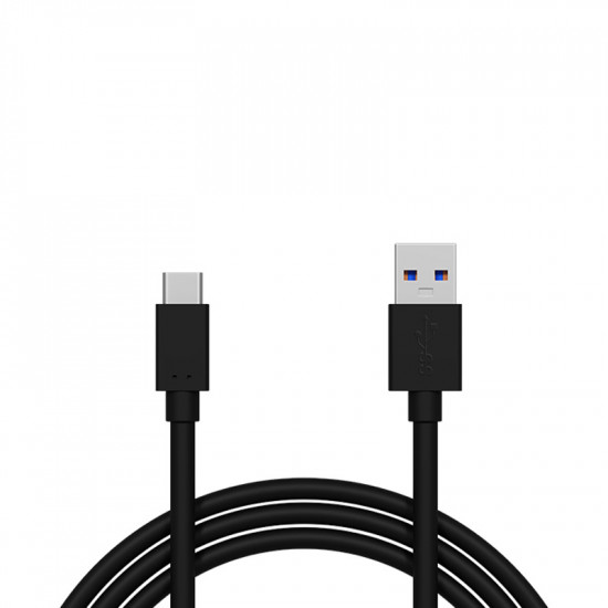 Καλώδιο USB 3.0 A - Type C 1m Μαύρο