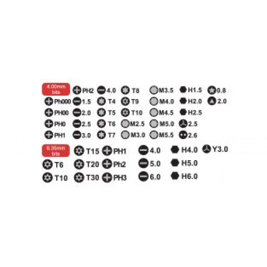 Σετ Κατσαβιδιών Ακριβείας 52τμχ