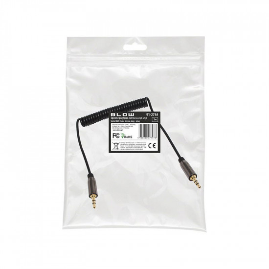 Καλώδιο 3.5mm - 3.5mm 1m Spiral