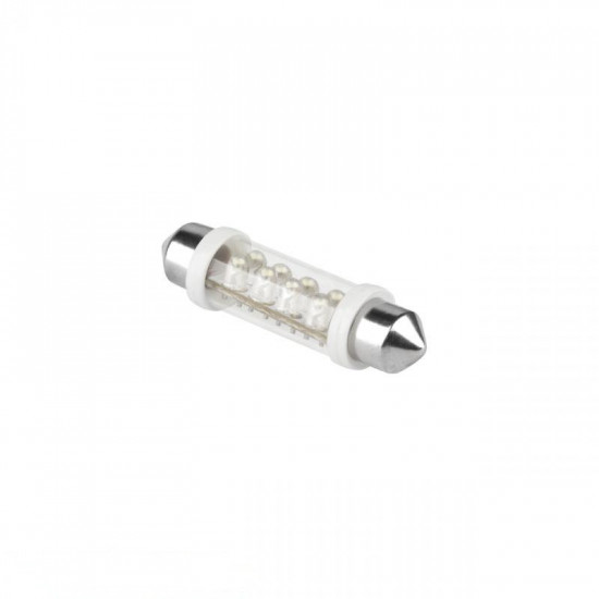 LED Αυτοκινήτου 12V 10x42-8LED Sv8,5 λευκό