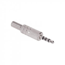JACK plug 3.5 METAL four-point