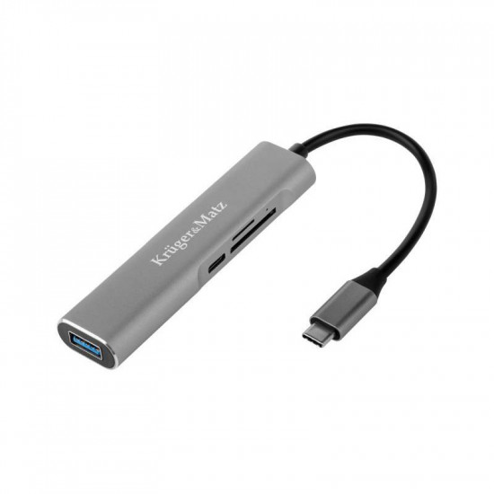 Αντάπτορας (HUB) USB τύπου C σε HDMI / USB3.0 / SD / MicroSD / C Kruger&Matz