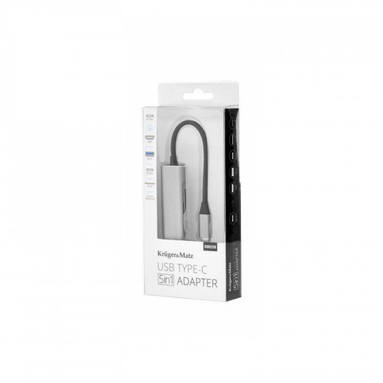 Αντάπτορας (HUB) USB τύπου C σε HDMI / USB3.0 / SD / MicroSD / C Kruger&Matz