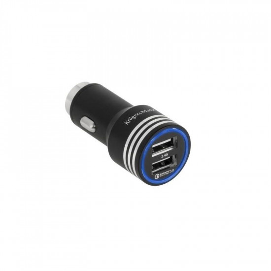 Φορτιστής αυτοκινήτου USB 2 θυρών Quick Charge 3.0 Kruger&Matz