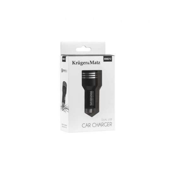 Φορτιστής αυτοκινήτου USB 2 θυρών Quick Charge 3.0 Kruger&Matz