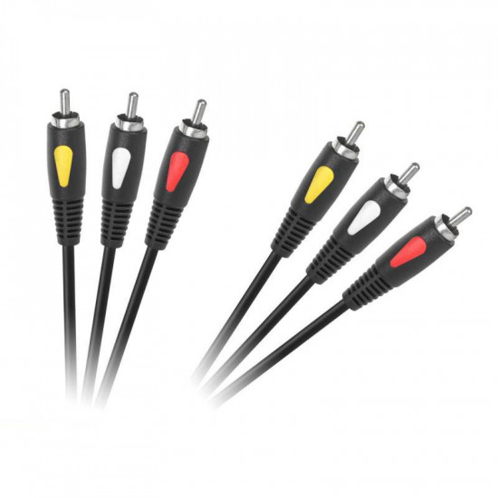 Καλώδιο 3RCA-3RCA 1.8m Eco-Line CableTech