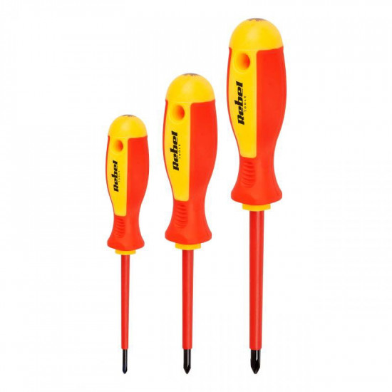 Σετ μονωμένων κατσαβιδιών 1000V REBEL