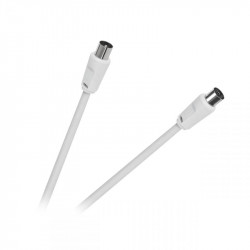 Καλώδιο TV M/F λευκό 3m