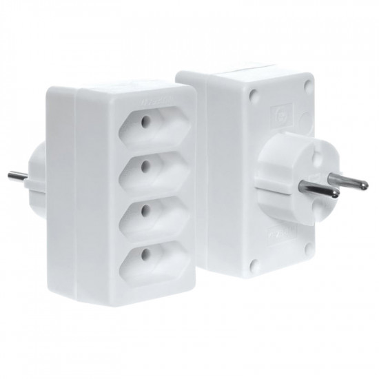Ταφ 220V R-4 με 4 πρίζες χωρίς γείωση