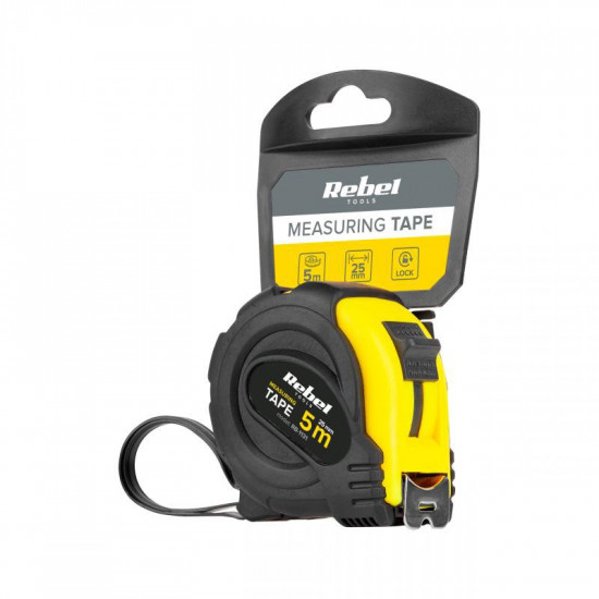 Μεζούρα 5m 25mm REBEL