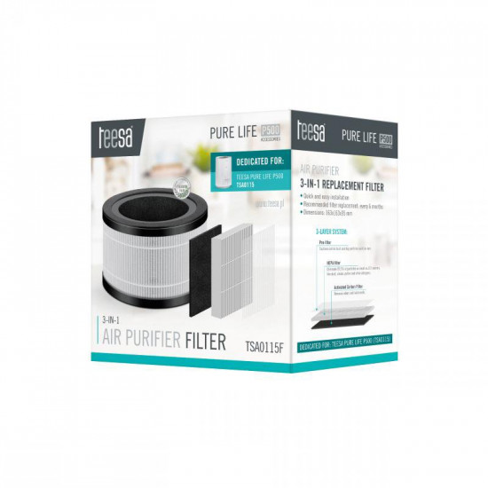 Φίλτρο αντικατάστασης 3-σε-1 ιονιστή PURE LIFE P500 TEESA