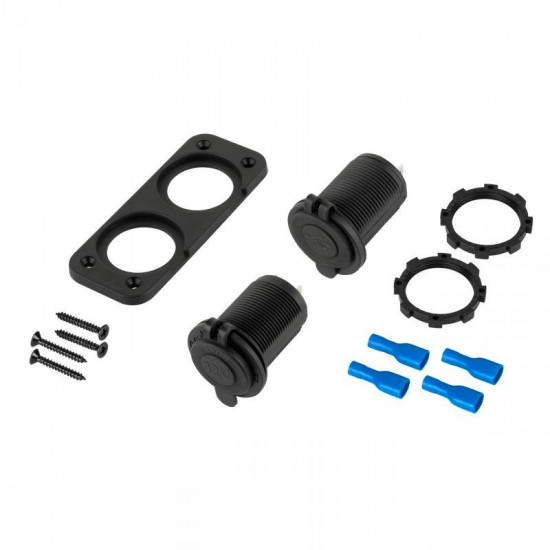 Φορτιστής αυτοκινήτου 2xUSB 3,1A + υποδοχή αναπτήρα