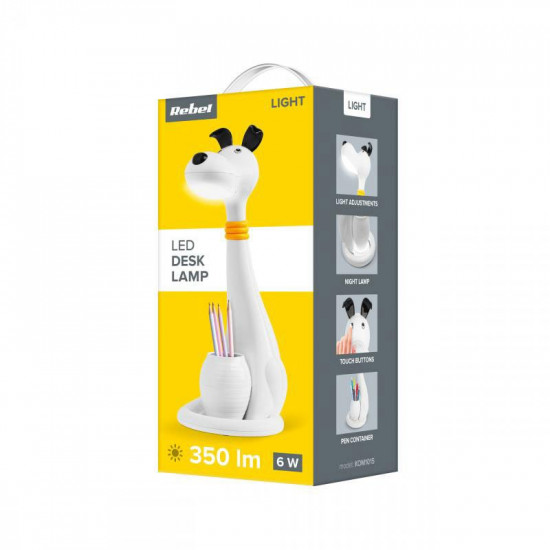 Επιτραπέζιο φωτιστικό για παιδιά (σκύλος) Rebel