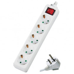 Πολύπριζο με διακόπτη 5 θέσεων 3x1,5mm DMPRO Power