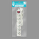 Πολύπριζο με διακόπτη 6 θέσεων 3x1,5mm DMPRO Power