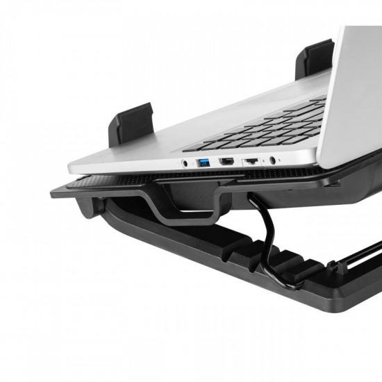 Βάση με Ανεμιστήρα για Laptop 14-17'' Μαύρη