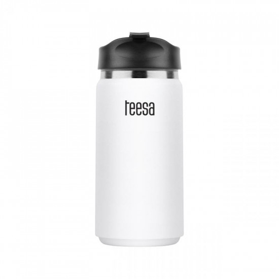 Θερμός ποτήρι TEESA 350ml λευκό