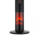 Κεραμικό αερόθερμο στήλη 2000W με δείκτη θερμοκρασίας, τηλεχειριστήριο και απομίμηση τζακιού TEESA