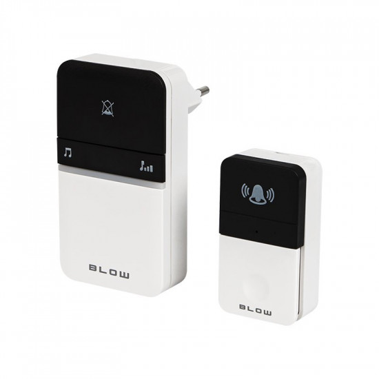 Ασύρματο Κουδούνι 1 προς 1 KINETIC DK-11 Blow λευκό