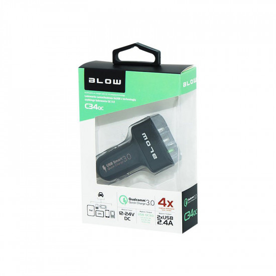 Φορτιστής αυτοκινήτου 3xUSB Quick Charge 3.0 BLOW